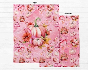 Pink Pumpkins  Blanket Panel